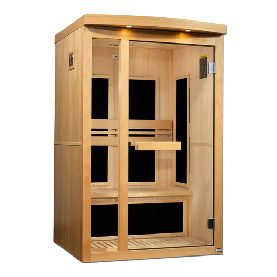 Pro 6 P6-5220-01 Near  Zero EMF Far Infrared  Sauna 2 Person Clear Glass