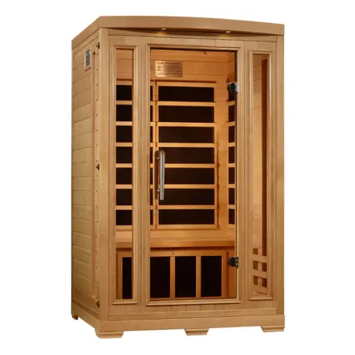 [P6‐H206‐02] Pro 6 Amanda Near Zero EMF Far Infrared Sauna Tinted Glass 2 Person
